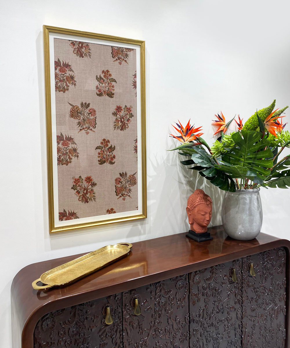 Floating Vintage Marigold Wall Art