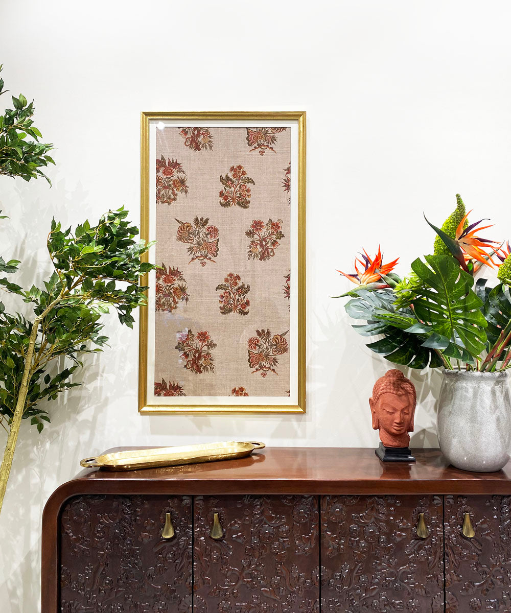 Floating Vintage Marigold Wall Art